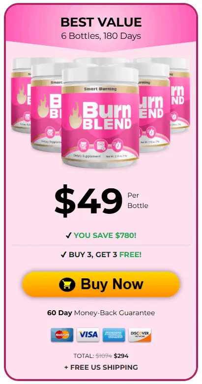 Order BurnBlend 6 Bottles